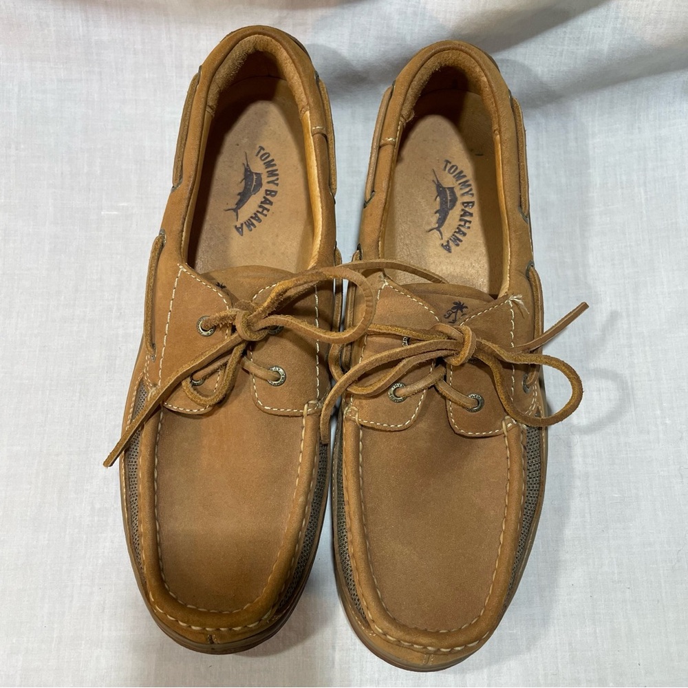 Tommy Bahama Brown Classic Boat Shoes